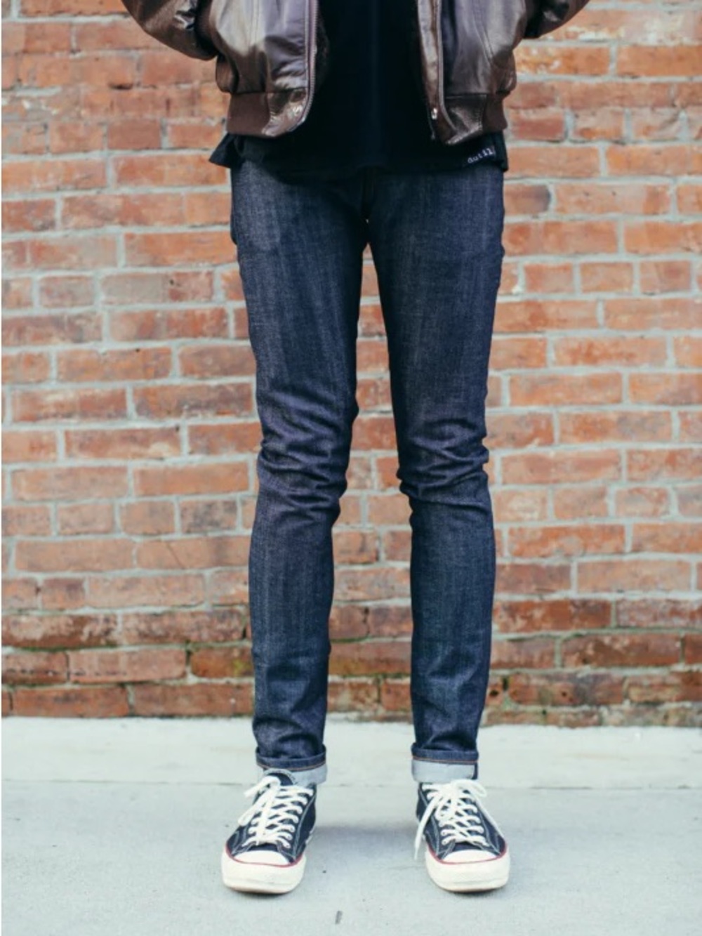 Naked & Famous Denim Skinny Guy Stretch Selvedge Deep Indigo Everyday Jeans